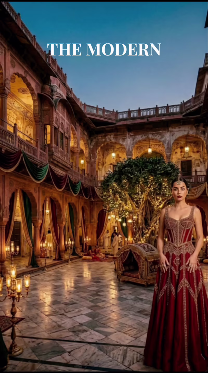 Cover image for "The Modern Maharani" is a