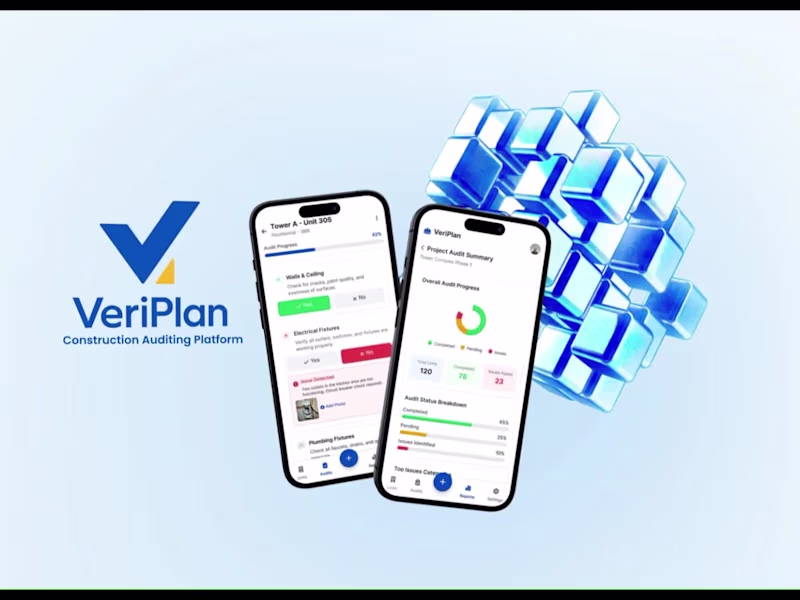 Cover image for VeriPlan: Advanced Construction Audit App by neWwave Studio