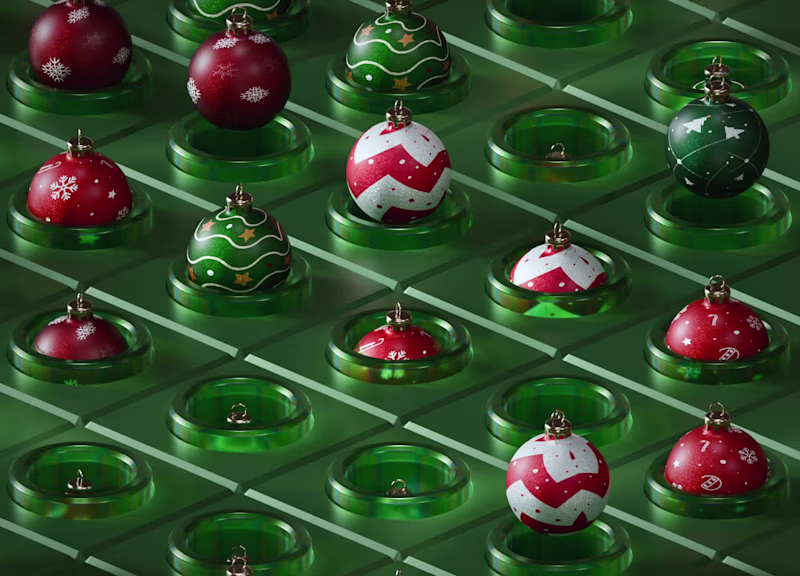 Cover image for A festive 3D animation crafted in Blender, celebrating the t...