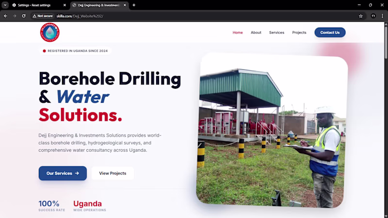 Cover image for DEJJ Engineering Website Design and Development