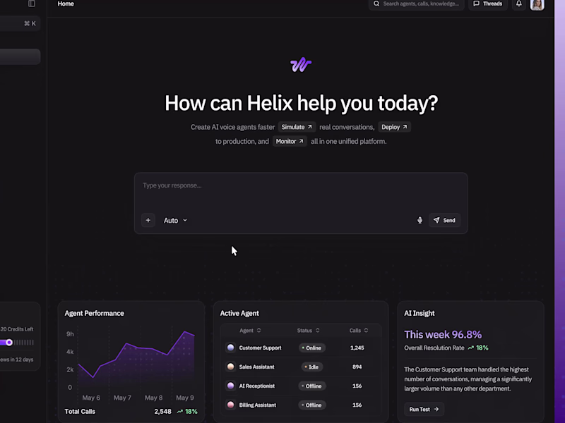 Cover image for Helix - AI Dashboard -