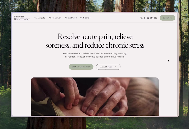 Cover image for Bowen Therapy Clinic - Resolve