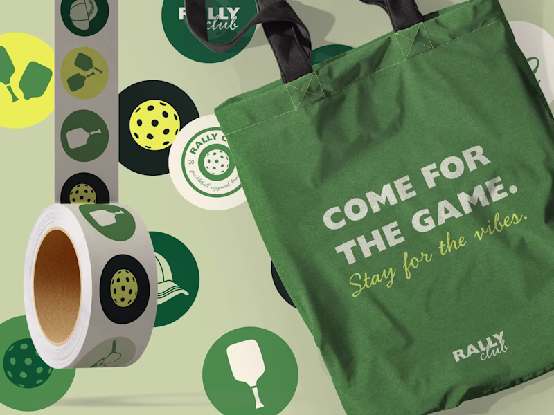 Cover image for Rally Club I Brand identity & collateral 