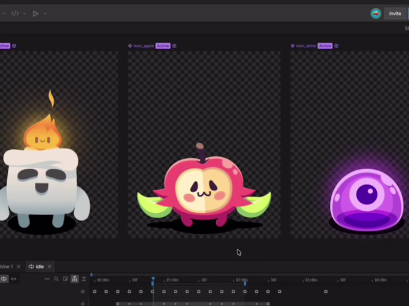 Cover image for Interactive Slime Character – Cursor Tracking & Click to Bounce