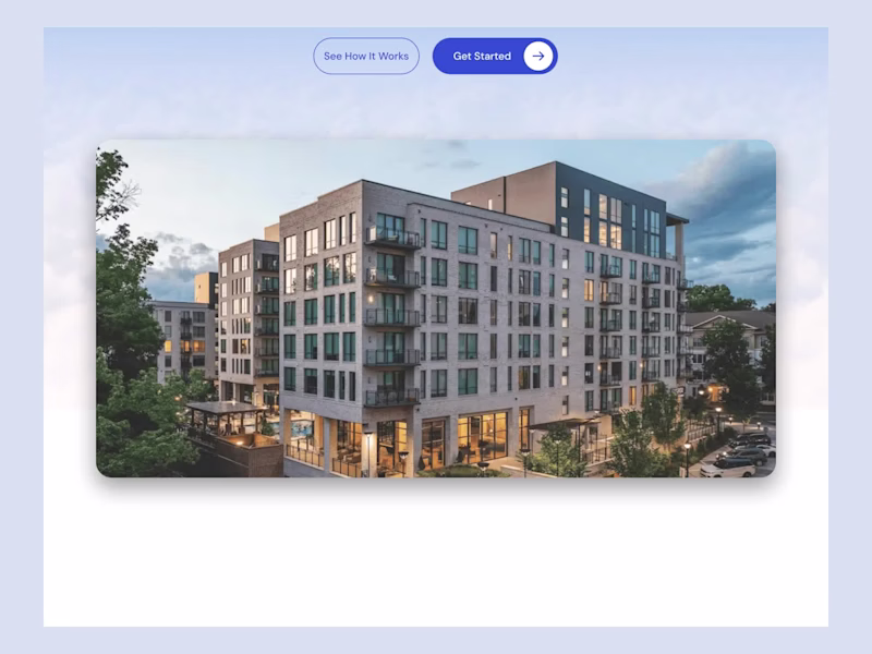 Cover image for AI PropTech Landing Page Design | Domiq