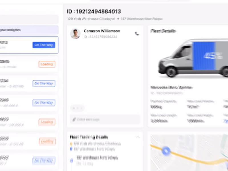 Cover image for Trukun Shipment - Dashboard Motion