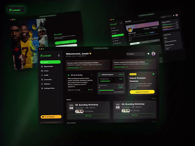 Cover image for Development of LockedIn HQ NIL Marketplace
