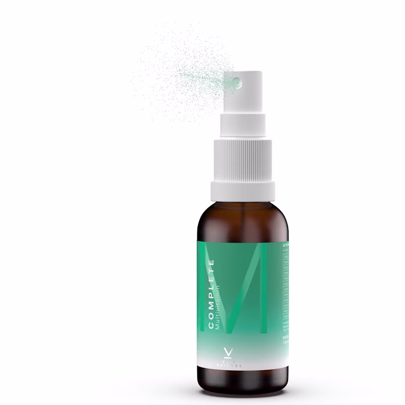 Cover image for Spray effect visualization of vitamins