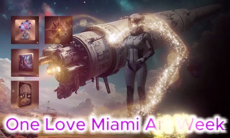 Cover image for ✨ Minting my piece Cosmic Muse Miami into the Listen To Your...
