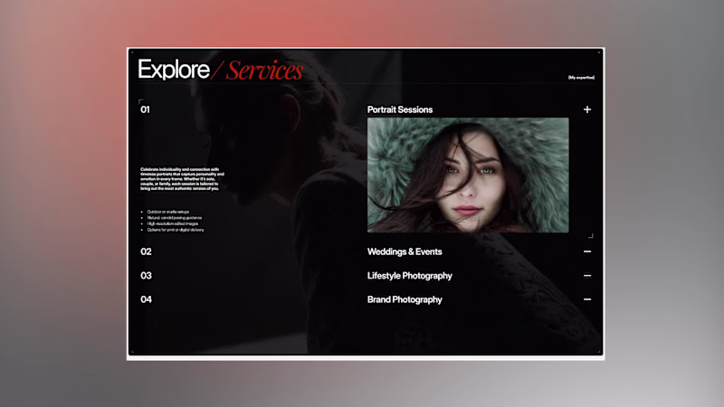 Cover image for Editorial Photography Template in Framer