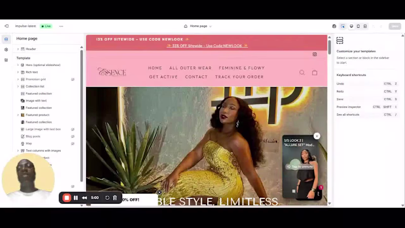 Cover image for FASHION BRAND WEBSITE DESIGN 
