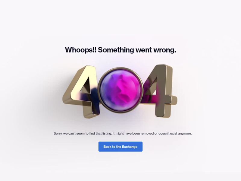 Cover image for 404 page animation I created for Alt.