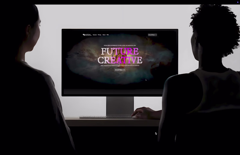 Cover image for Future Creative School Website Design