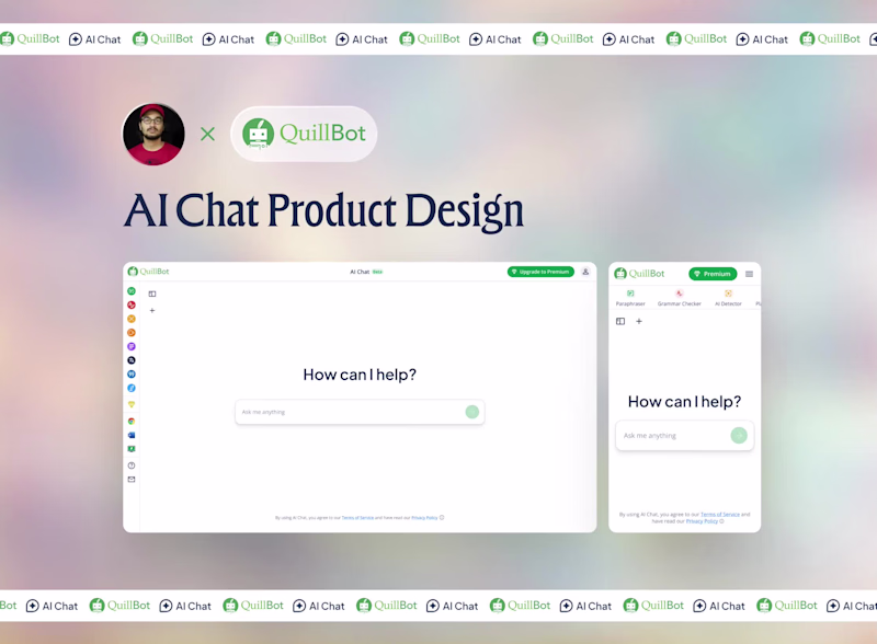 Cover image for QuillBot AI Chat Product Design