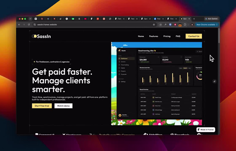 Cover image for SassIn — a free SaaS