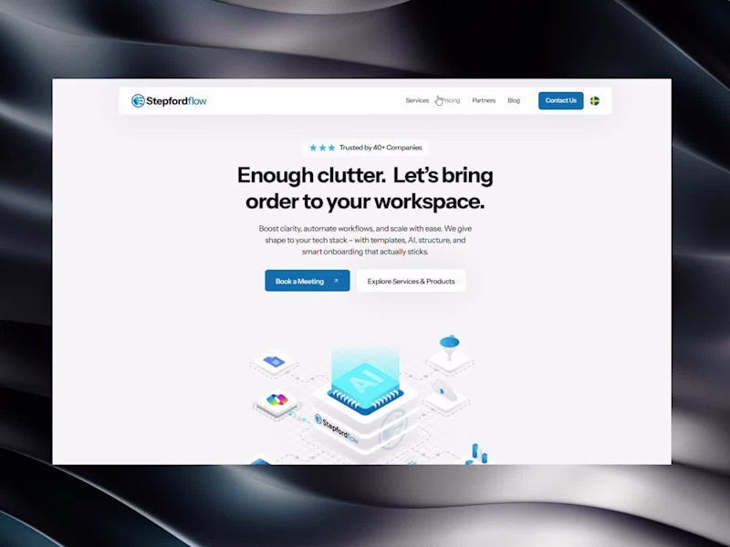 Cover image for Stepfordflow - Website Design & Webflow Development