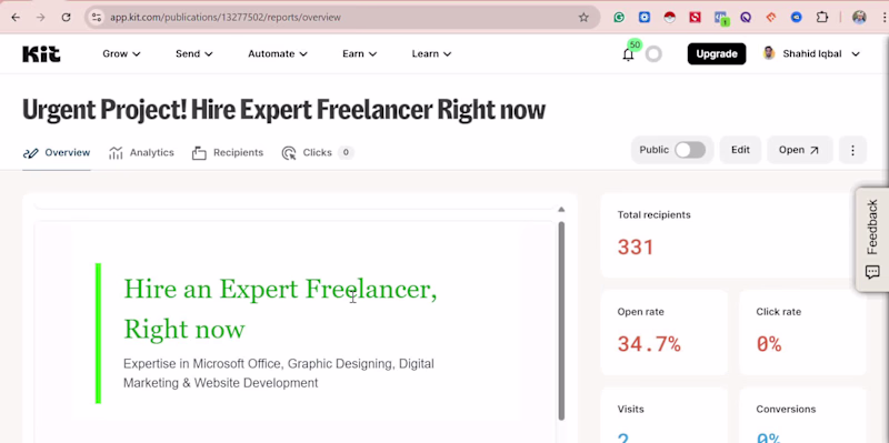 Cover image for Email Broadcast Setup and Optimization