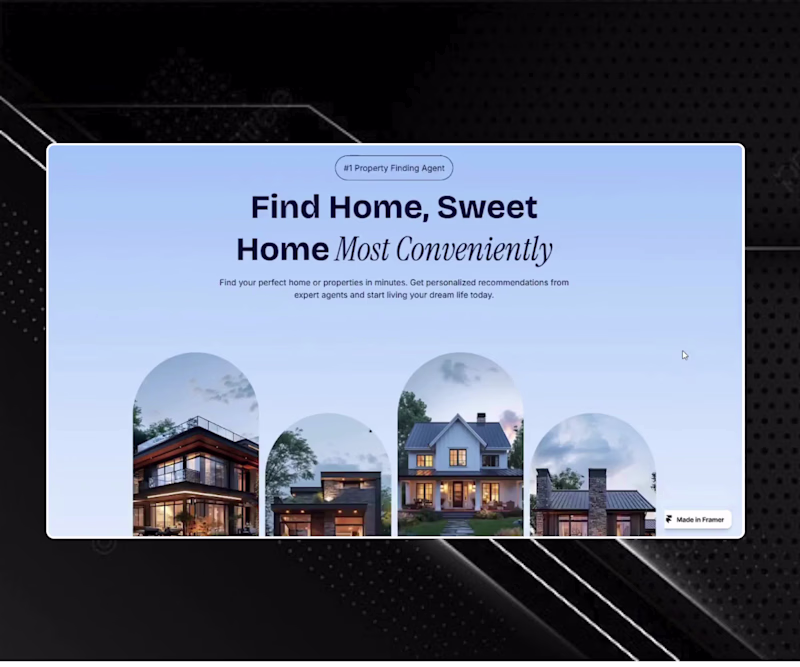 Cover image for Framer Website Development for Realtonn