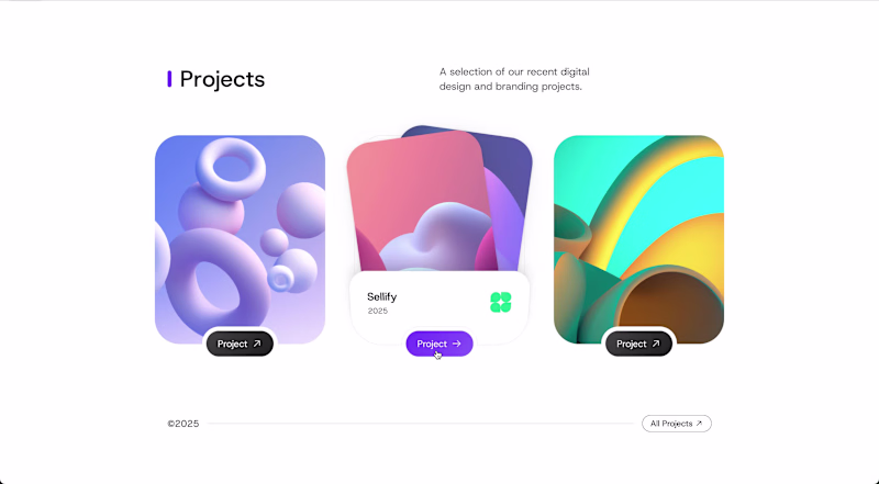 Cover image for Animate project cards for my new @framer (https://x.com/fram...