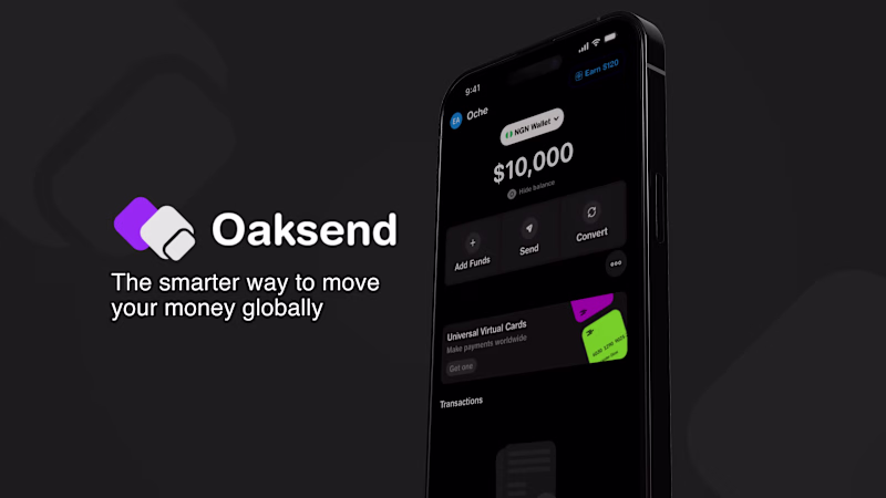 Cover image for 🚀 🚀 
Oaksend