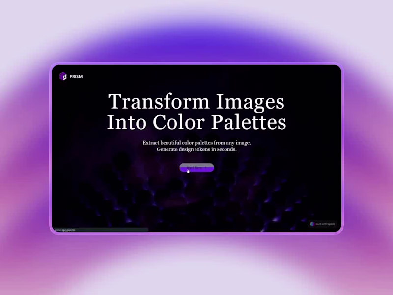 Cover image for PRISM: Color Palette Generator using images