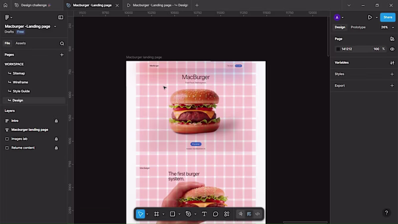Cover image for Hello burger lovers! This is a landing page preview of my de...