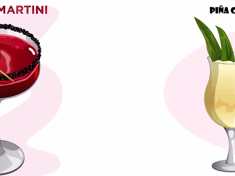 Cover image for Custom Vector Drink Art: Cocktails, Shakes & Themed Drinks!