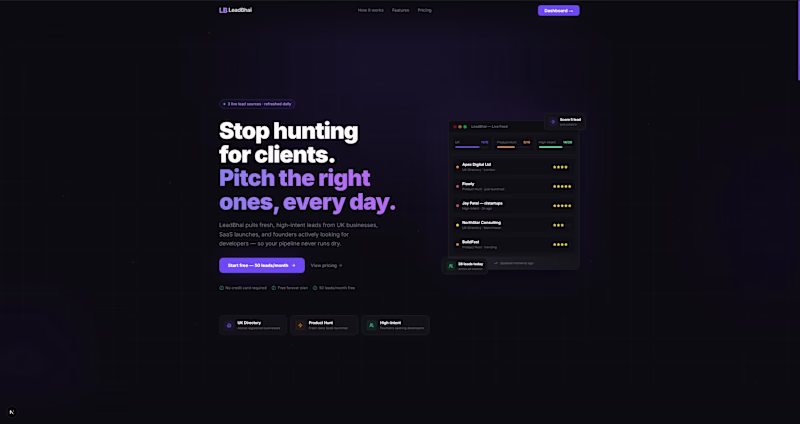 Cover image for LeadBhai - Lead Generation Platform