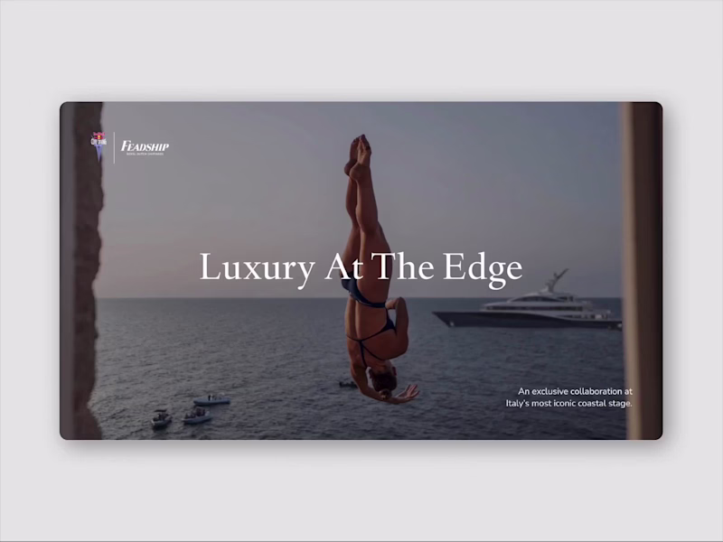 Cover image for Luxury at the Edge: Feadship x Red Bull Cliff Diving