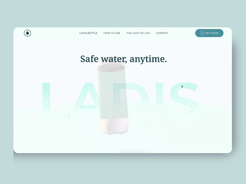 Cover image for Ladis Product Landing Page - UI/UX Design & Webflow Development