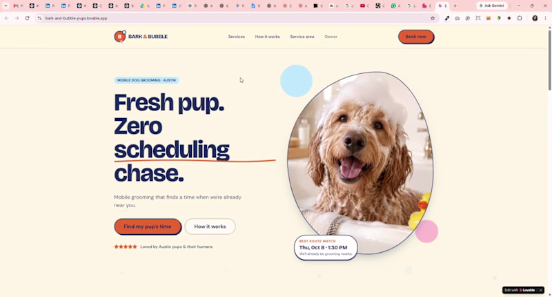 Cover image for Built BARK & BUBBLE 🐾