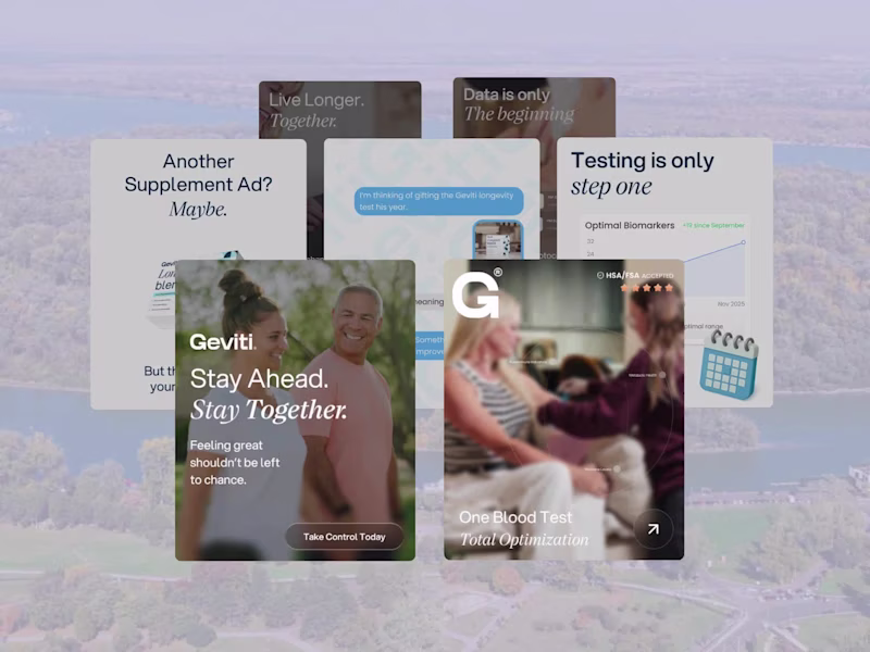 Cover image for Meta Ad Design - Static Ad Creatives for Geviti