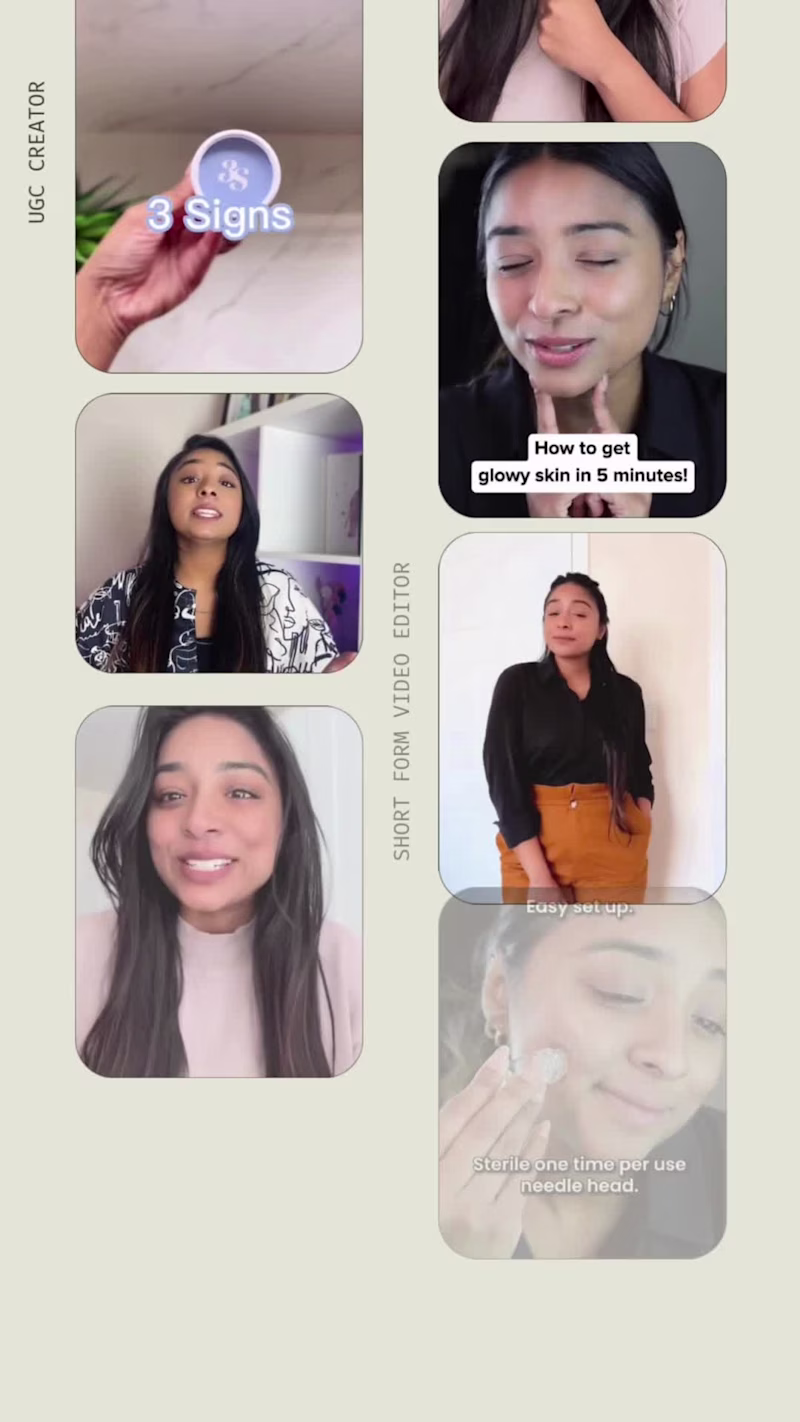 Cover image for Short Form Video Editor for Beauty, Tech, Lifestyle brands