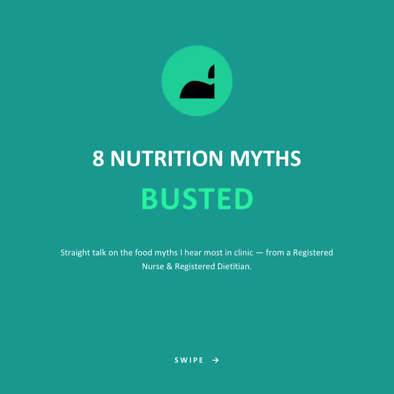Cover image for Let’s debunk some nutrition myths