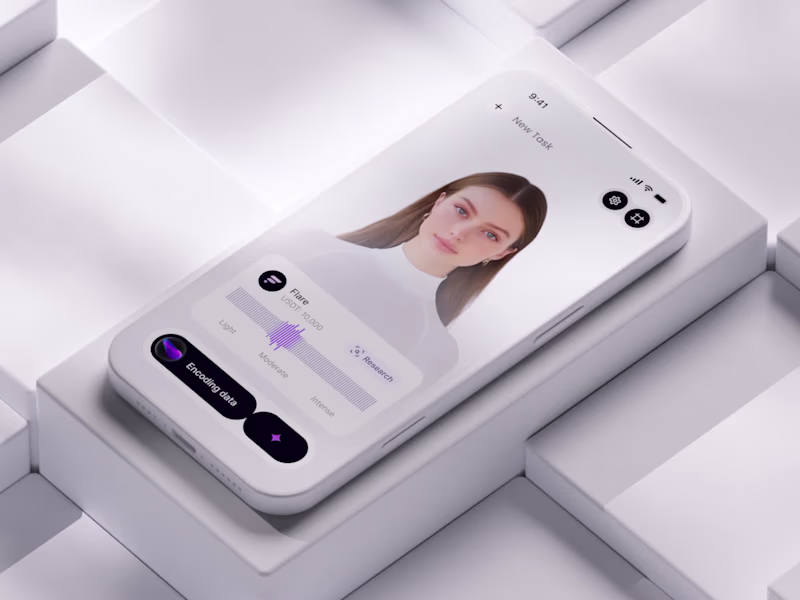 Cover image for Next Gen AI Assistant App Design