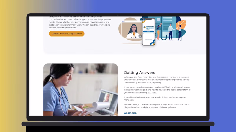 Cover image for Carepath - Expert navigation, elevated care