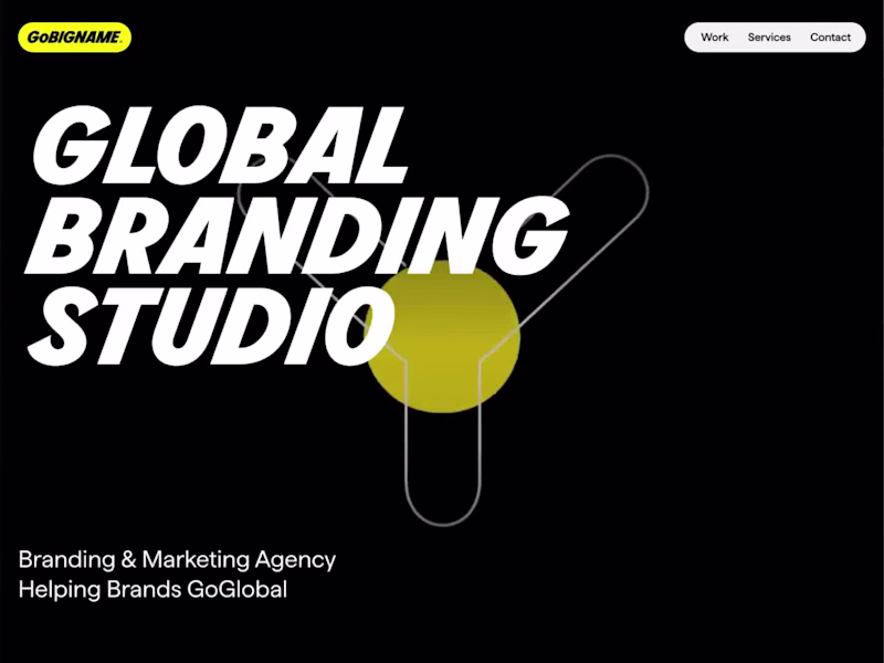 Cover image for Custom Webflow development for GoBigname®