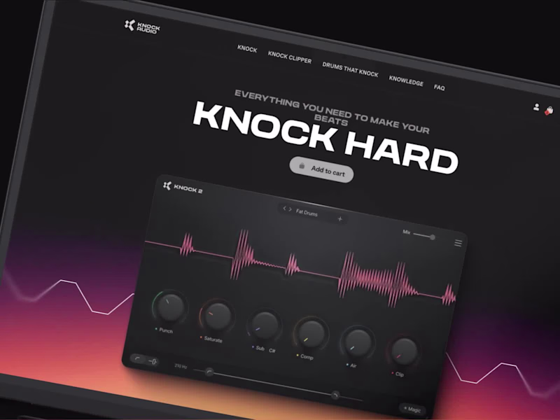 Cover image for Knock Audio - Website