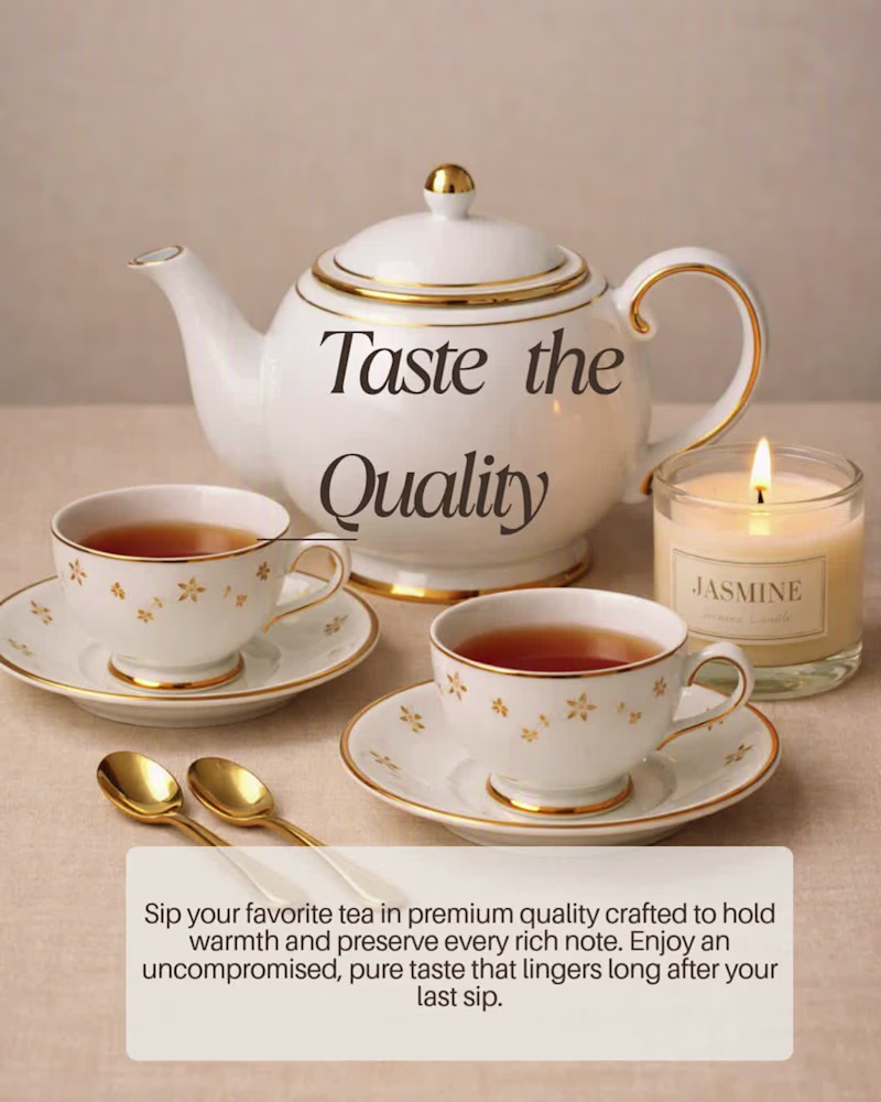 Cover image for Luxury Tableware & Home Aesthetics  Visual & Copywriting Concept