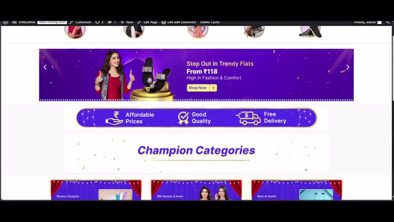 Cover image for 🛍️ eCommerce Website – Built with WordPress + WooCommerce