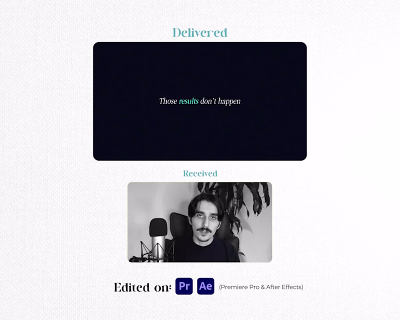 Cover image for VSL project edited from received assets to final delivered o...