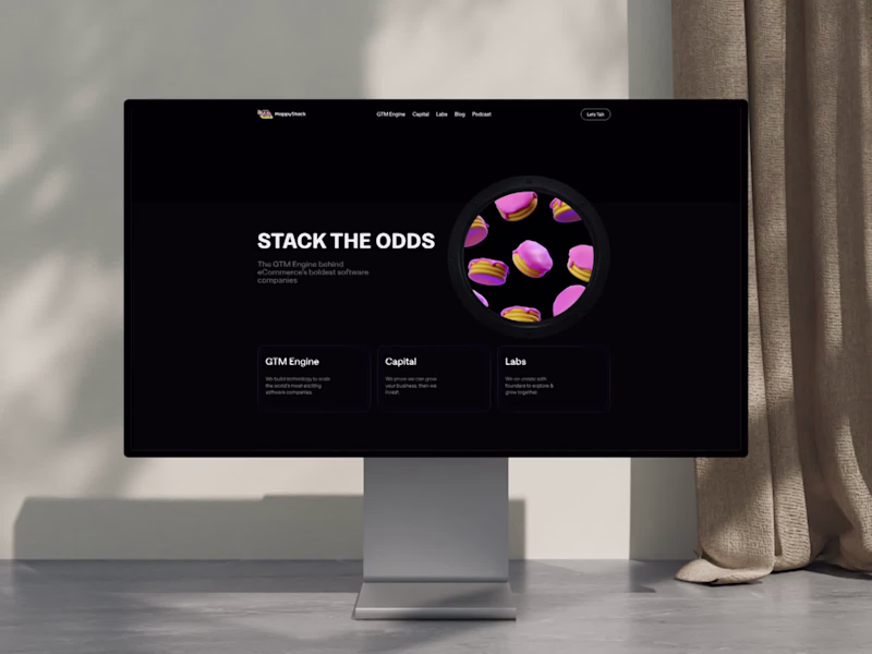 Cover image for HappyStack Website Redesign