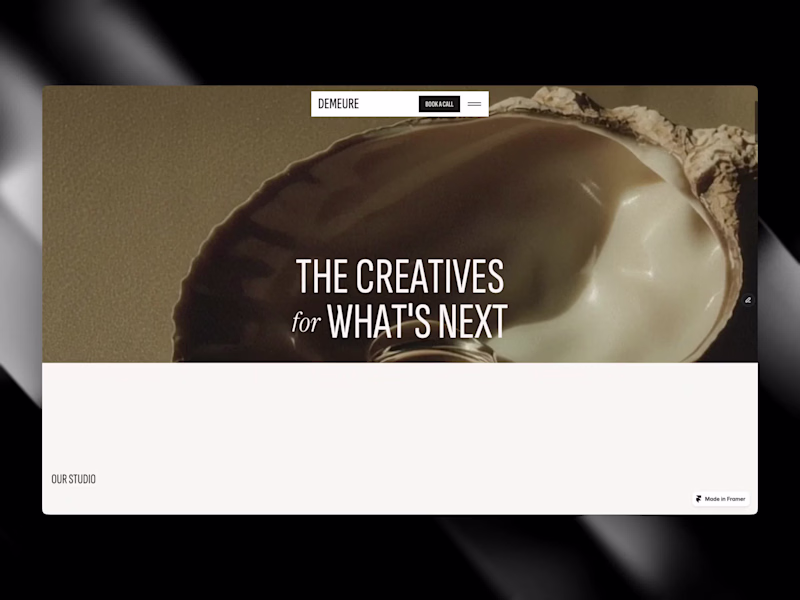 Cover image for Demeure - Creative Studio Framer Template