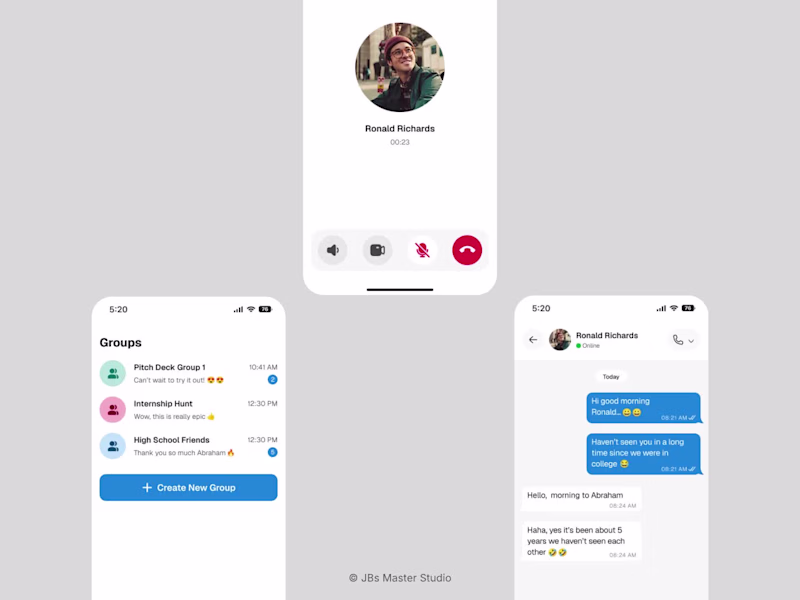 Cover image for LinkUp Messaging Interface Design