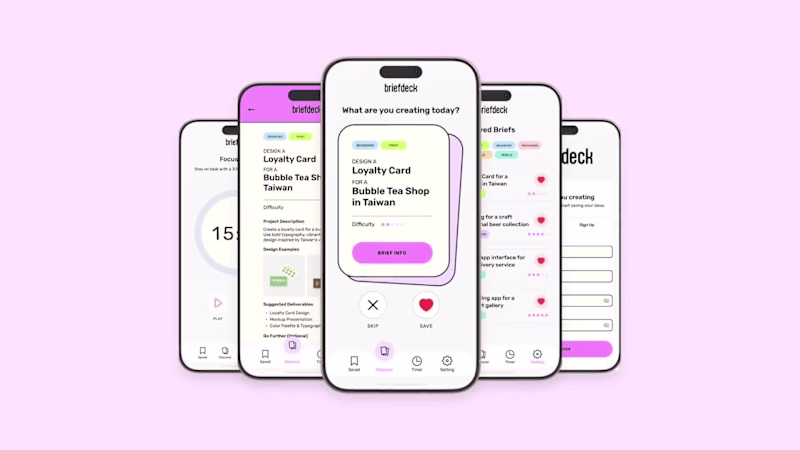 Cover image for Briefdeck Mobile App Design