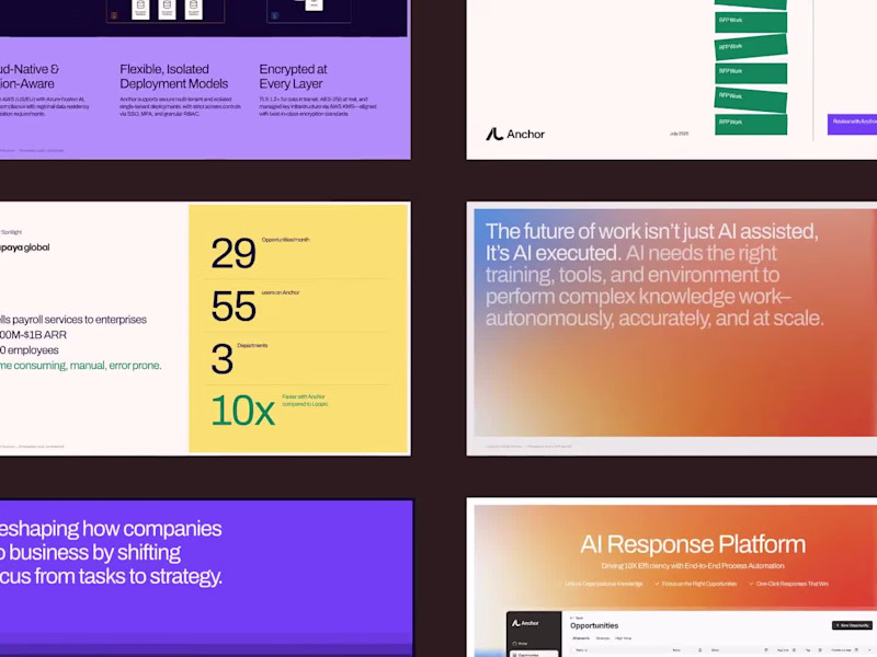 Cover image for Slide deck slides for Anchor