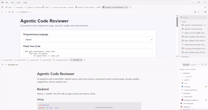 Cover image for Built an AI-powered Code Review