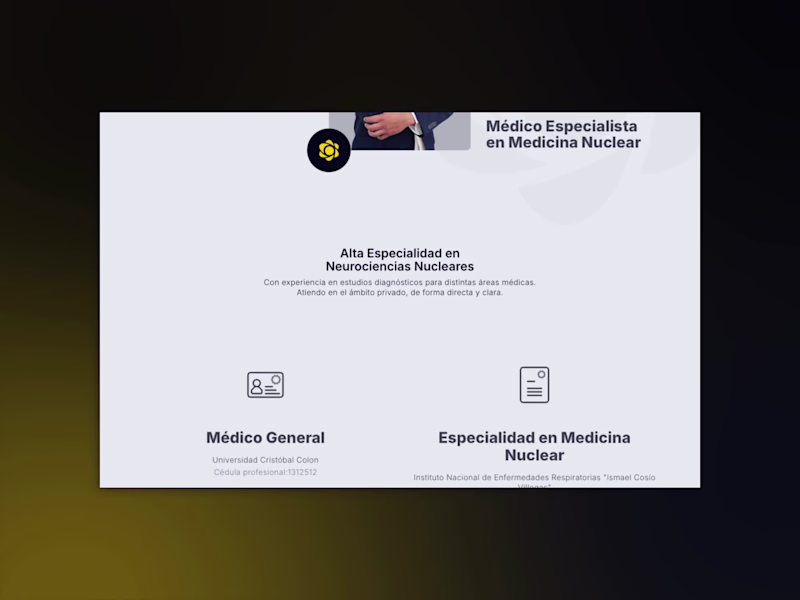 Cover image for after defining a more human visual identity for dr. francisc...