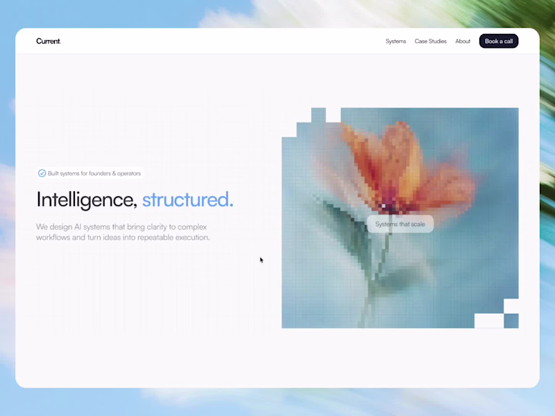 Cover image for Current is live.  a