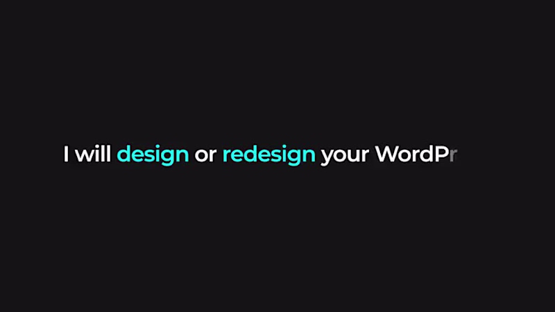 Cover image for I will design or redesign a landing page or website in wordpress